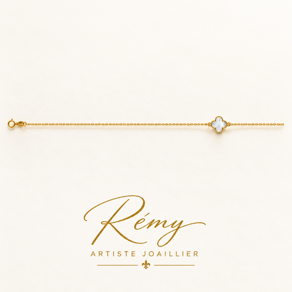 Bracelet Fleur de nacre — or 750