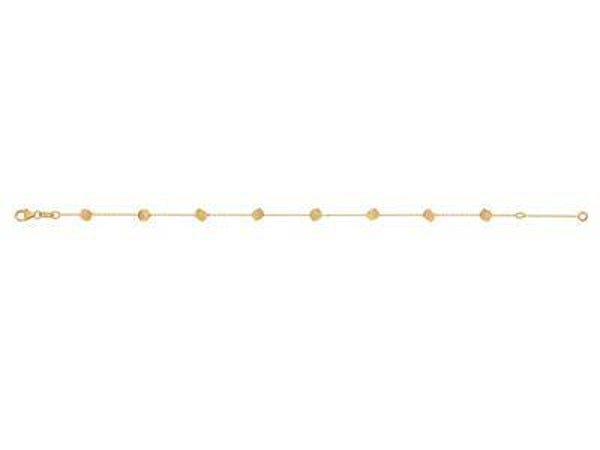 Bracelet Huit cubes — or jaune 750