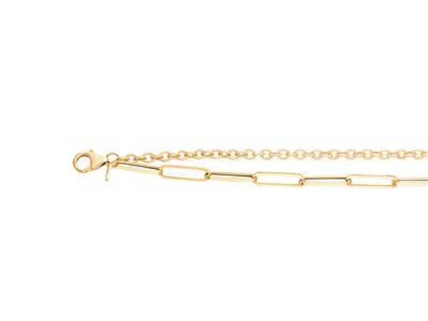 Bracelet Double maille — or jaune 750