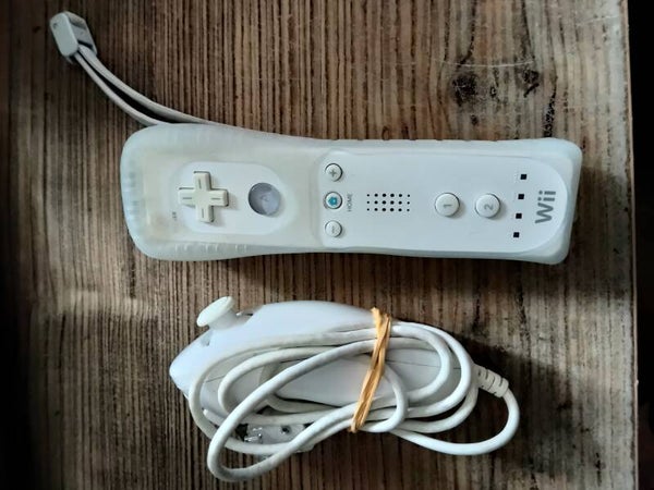 Wii remote controller met nunchuk