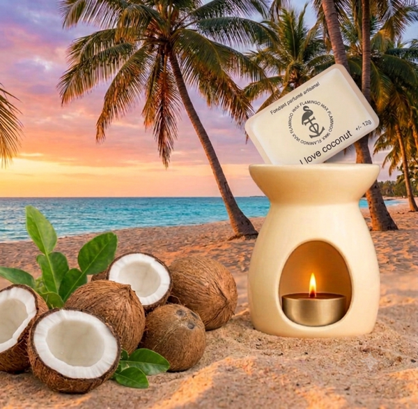 Fondant parfumé coco " I love coconut "