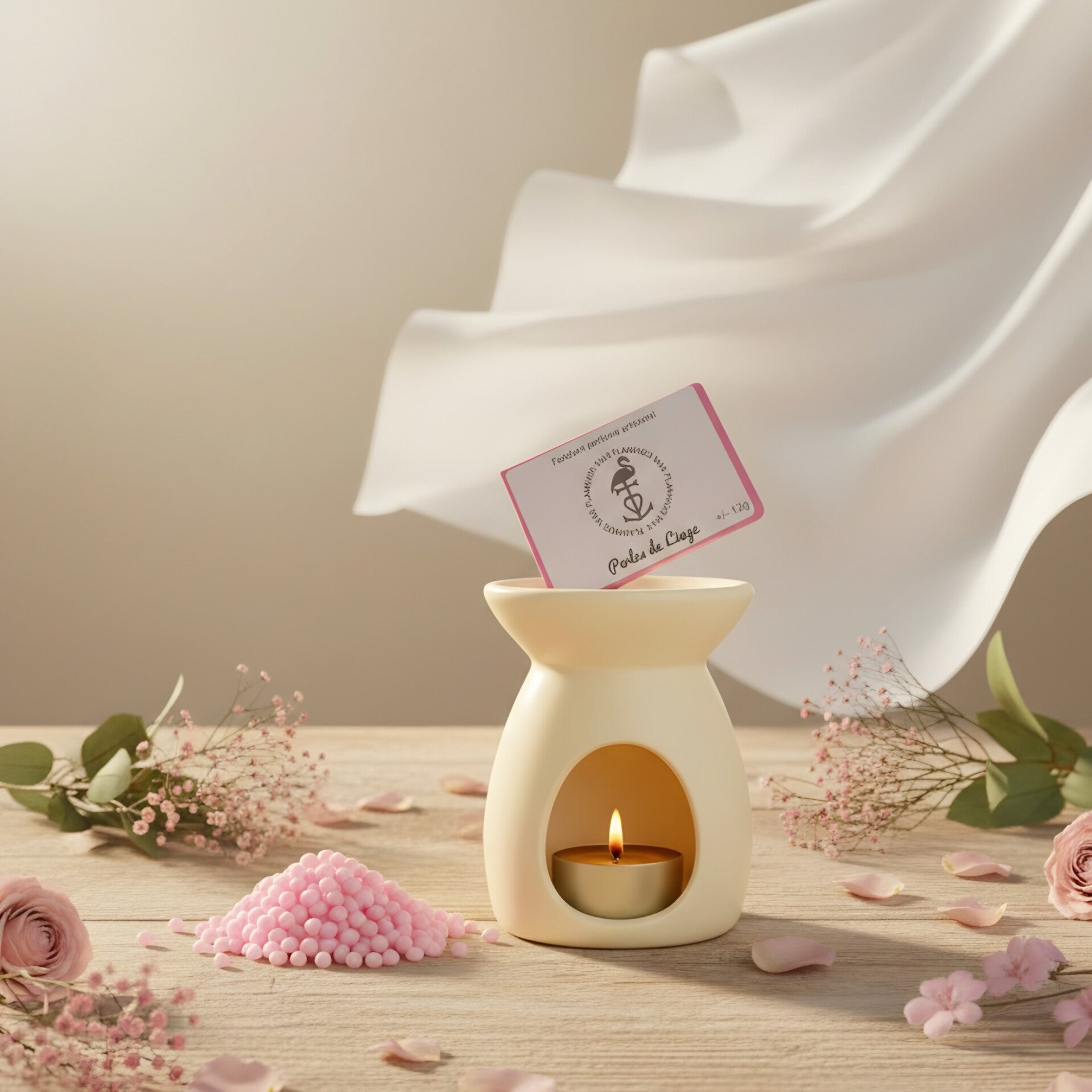 Fondant Parfumé Perles de linge (roses)