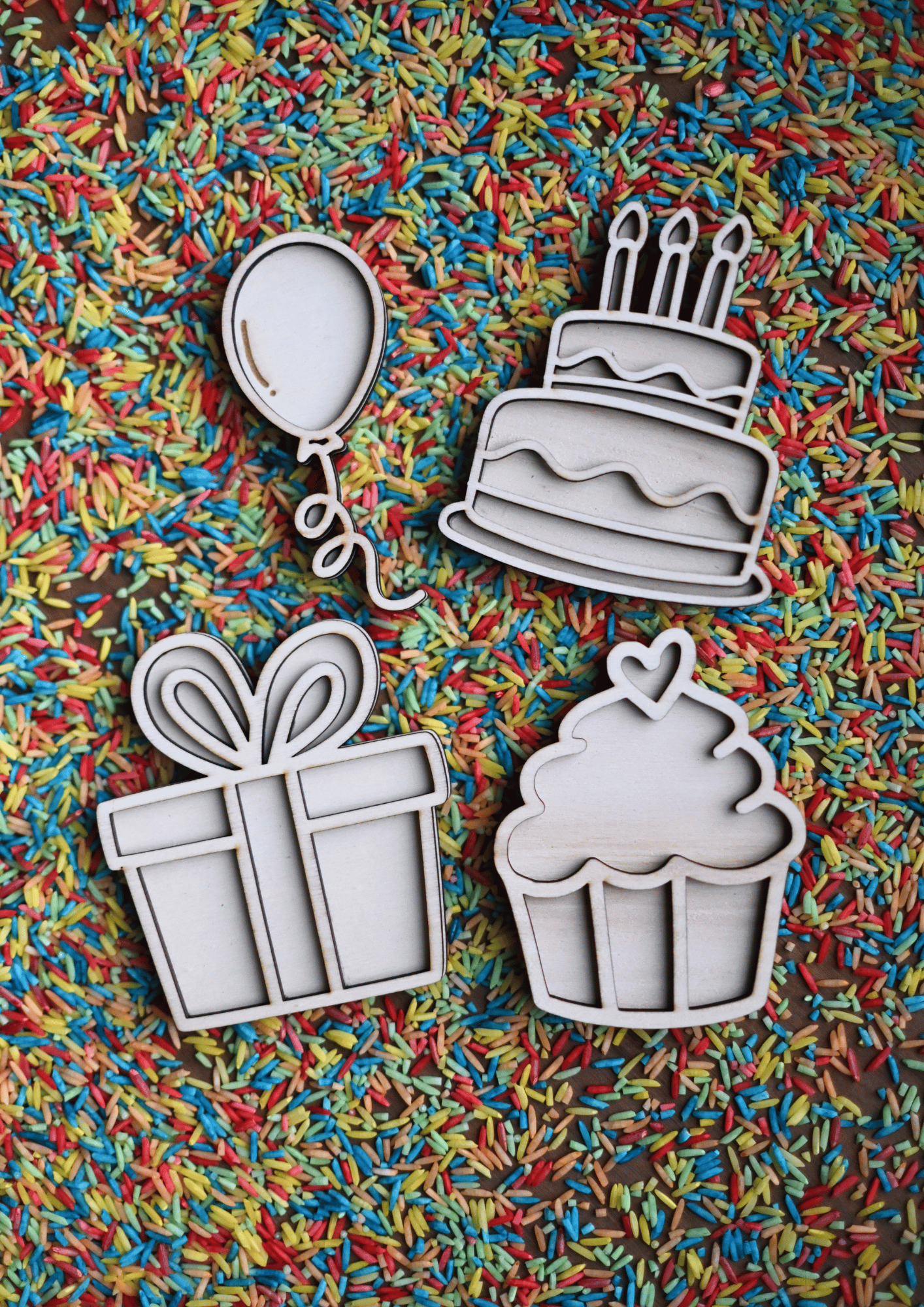 Vulvormpjes - verjaardag