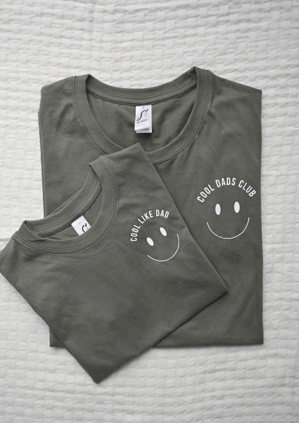Cool like dad set met 2 T-shirts