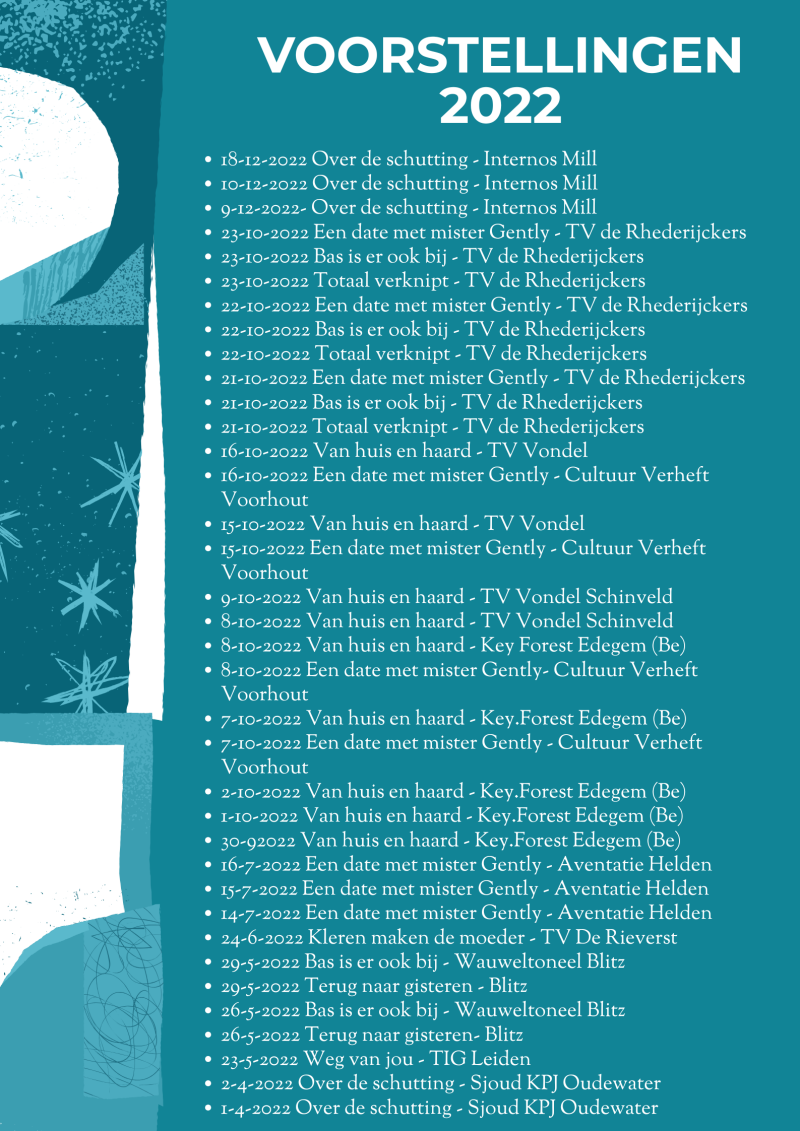 voorstellingen 2022