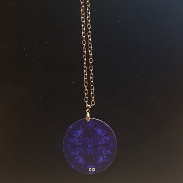 Frozen purple ketting (groot)