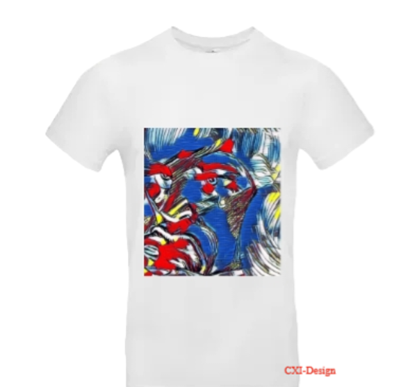 Wit t-shirt met print
