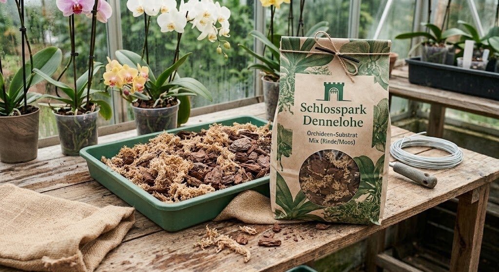 Sphagnum Erde für Orchideen und Zierpflanzen