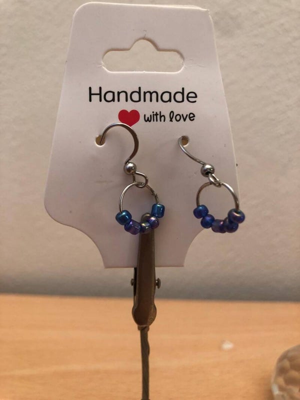 Oorbellen met rocailles