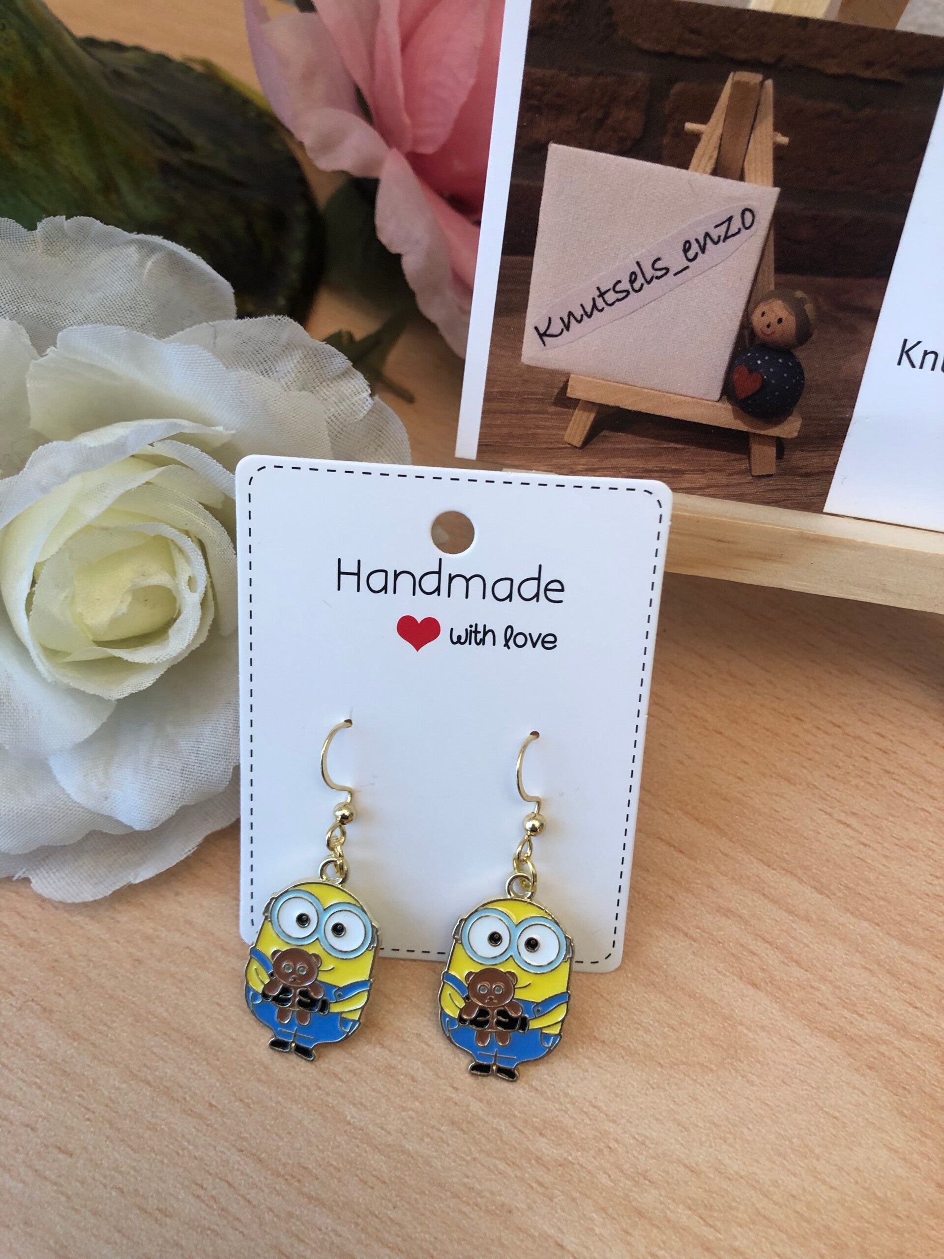 Oorbellen Minions teddybeer