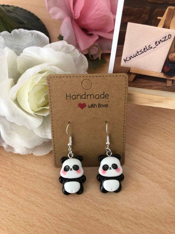 Oorbellen Panda