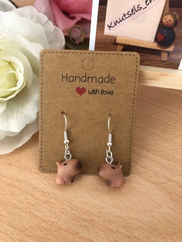 Oorbellen Capibara mini