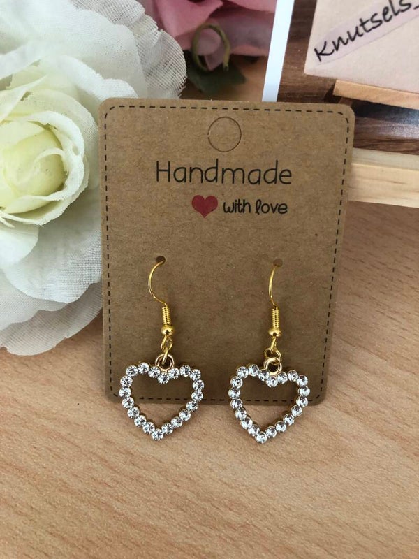 Oorbellen Glimmende hartjes