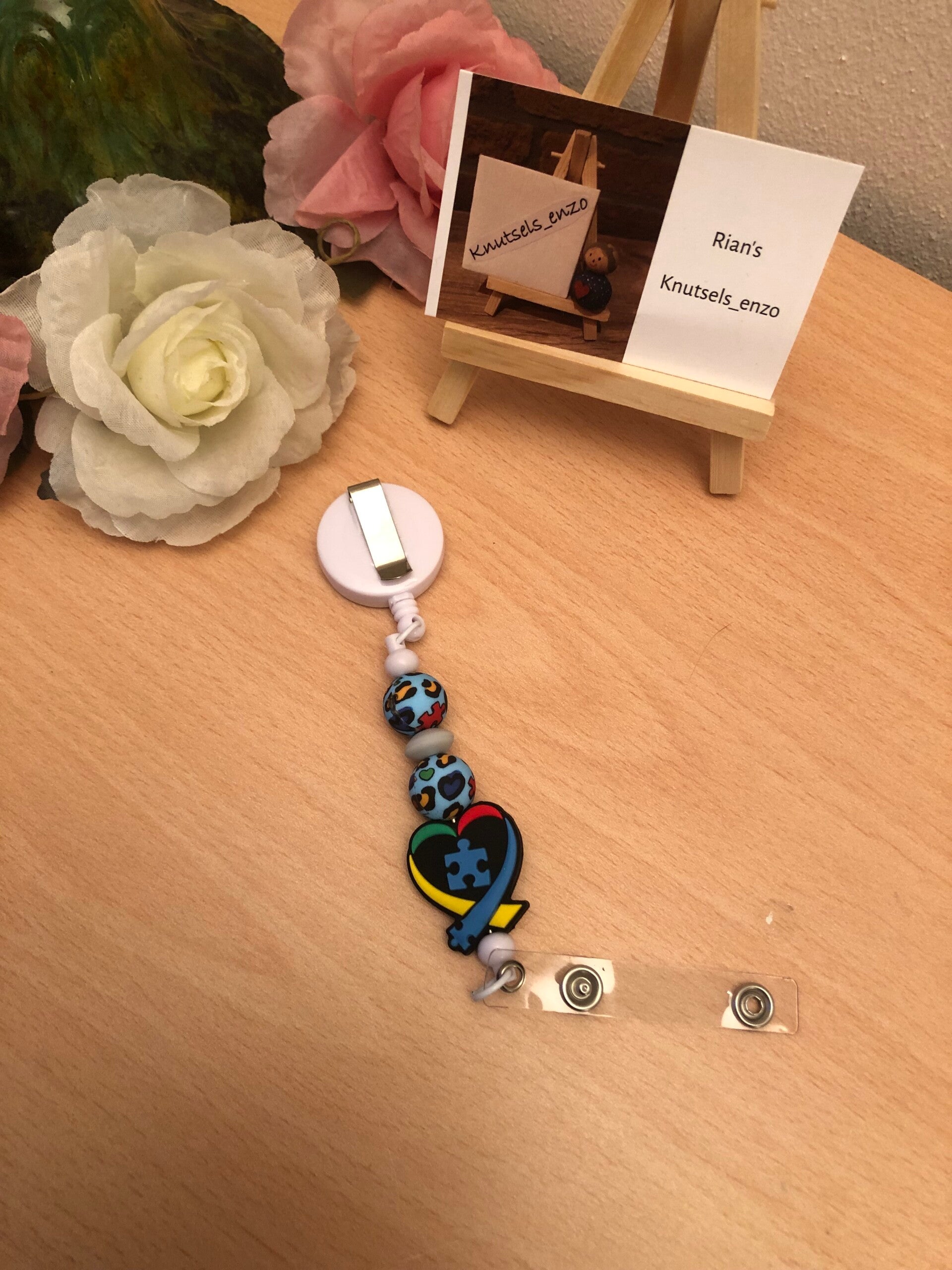 ID Badge ‘Puzzelsukjes’ Hart