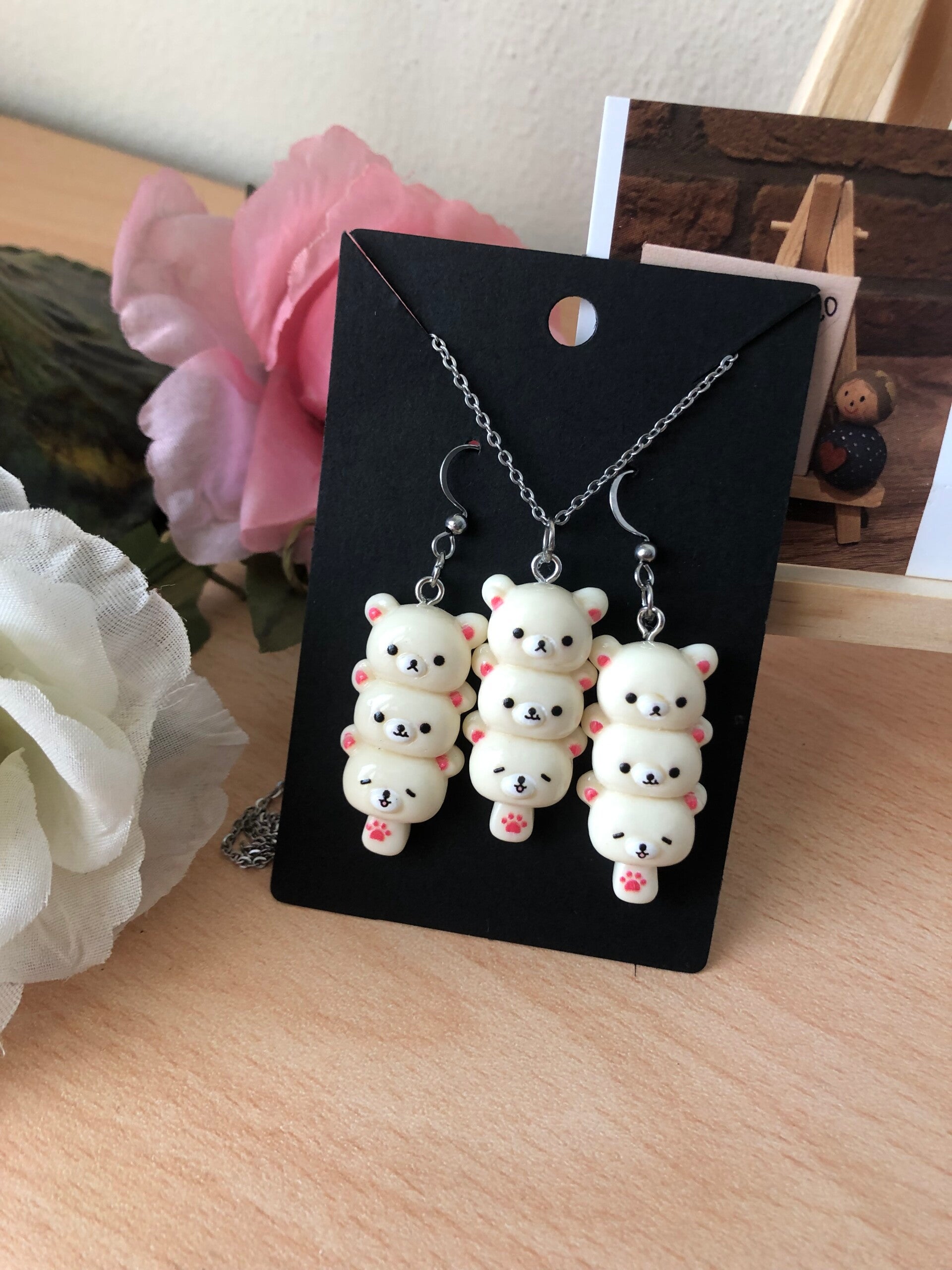 Sieradensetje Lollybeer crème