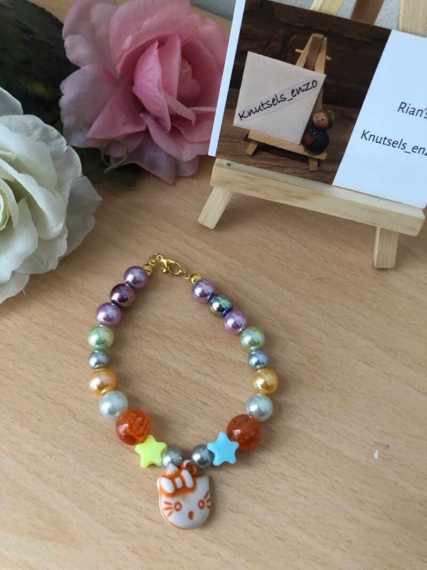 Armbandje Hello Kitty Oranje