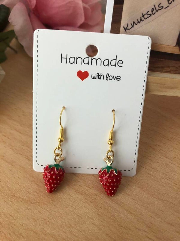 Oorbellen Aardbeien 🍓