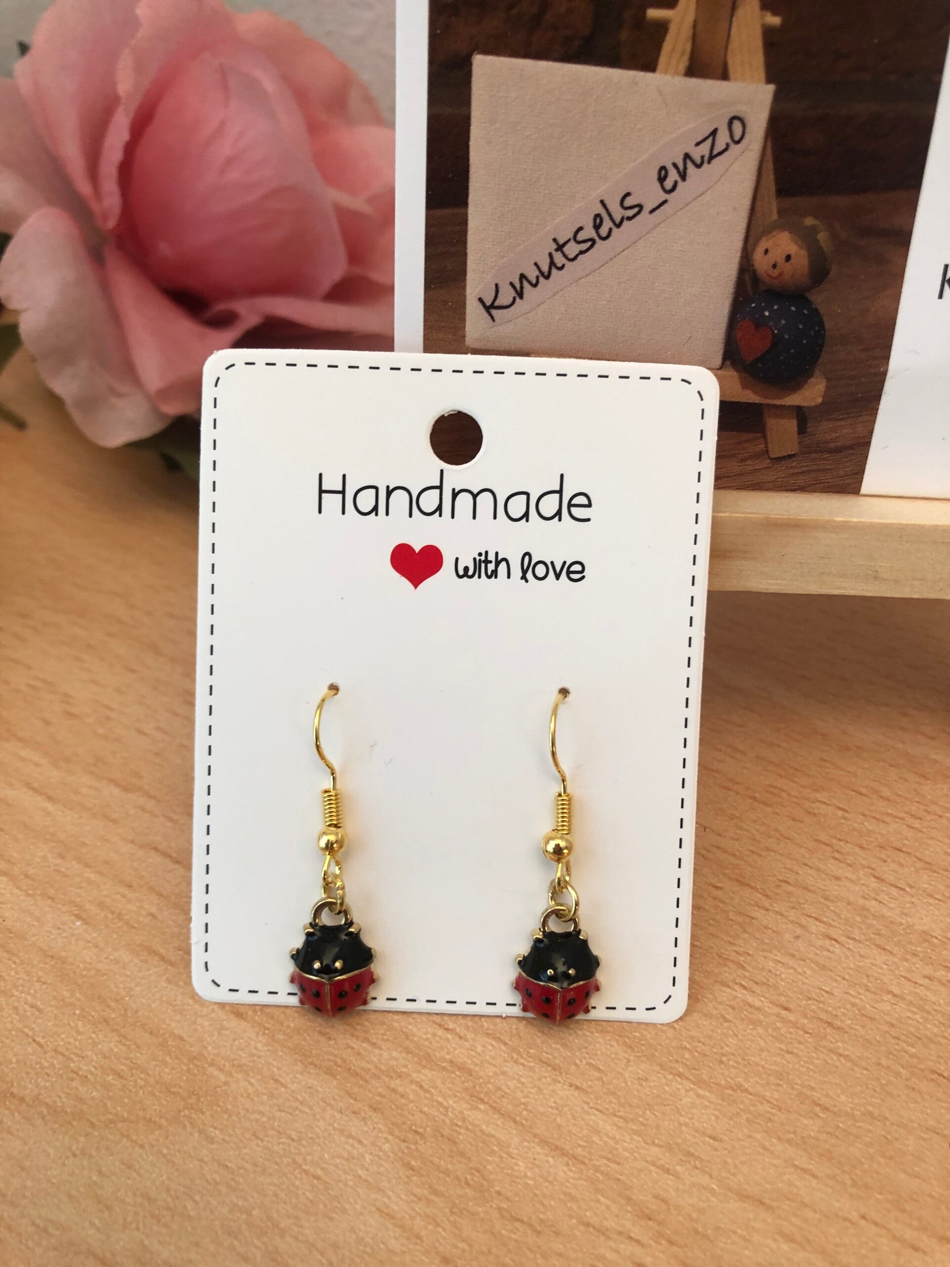 Oorbellen lieveheersbeestje 🐞