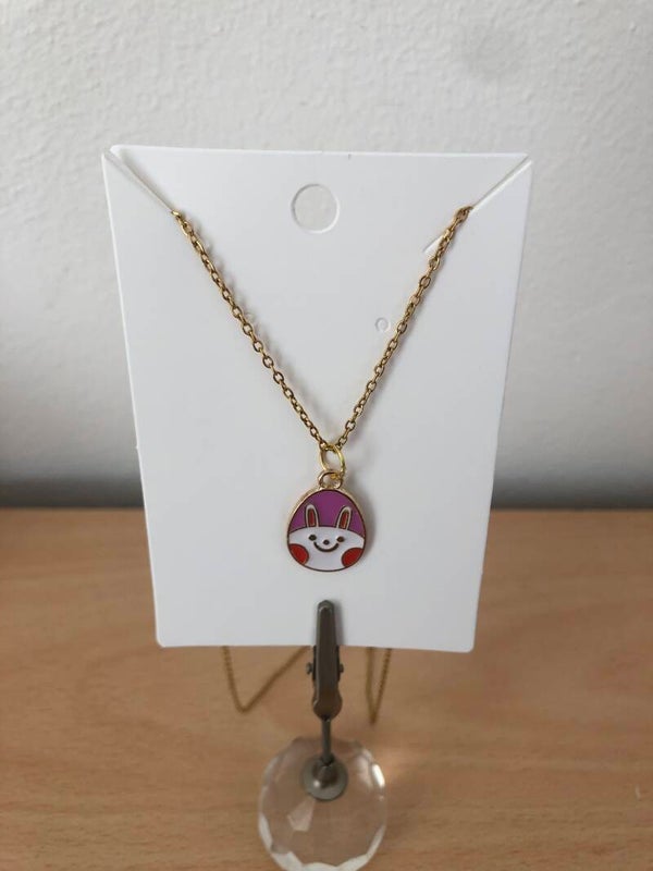 Ketting: Paasei lachend gezichtje