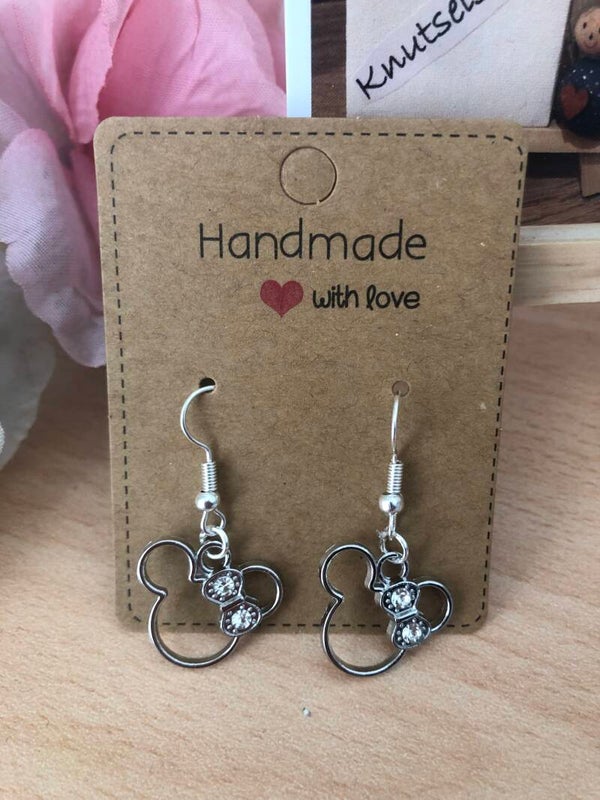 Oorbellen Minnie Mouse (open)