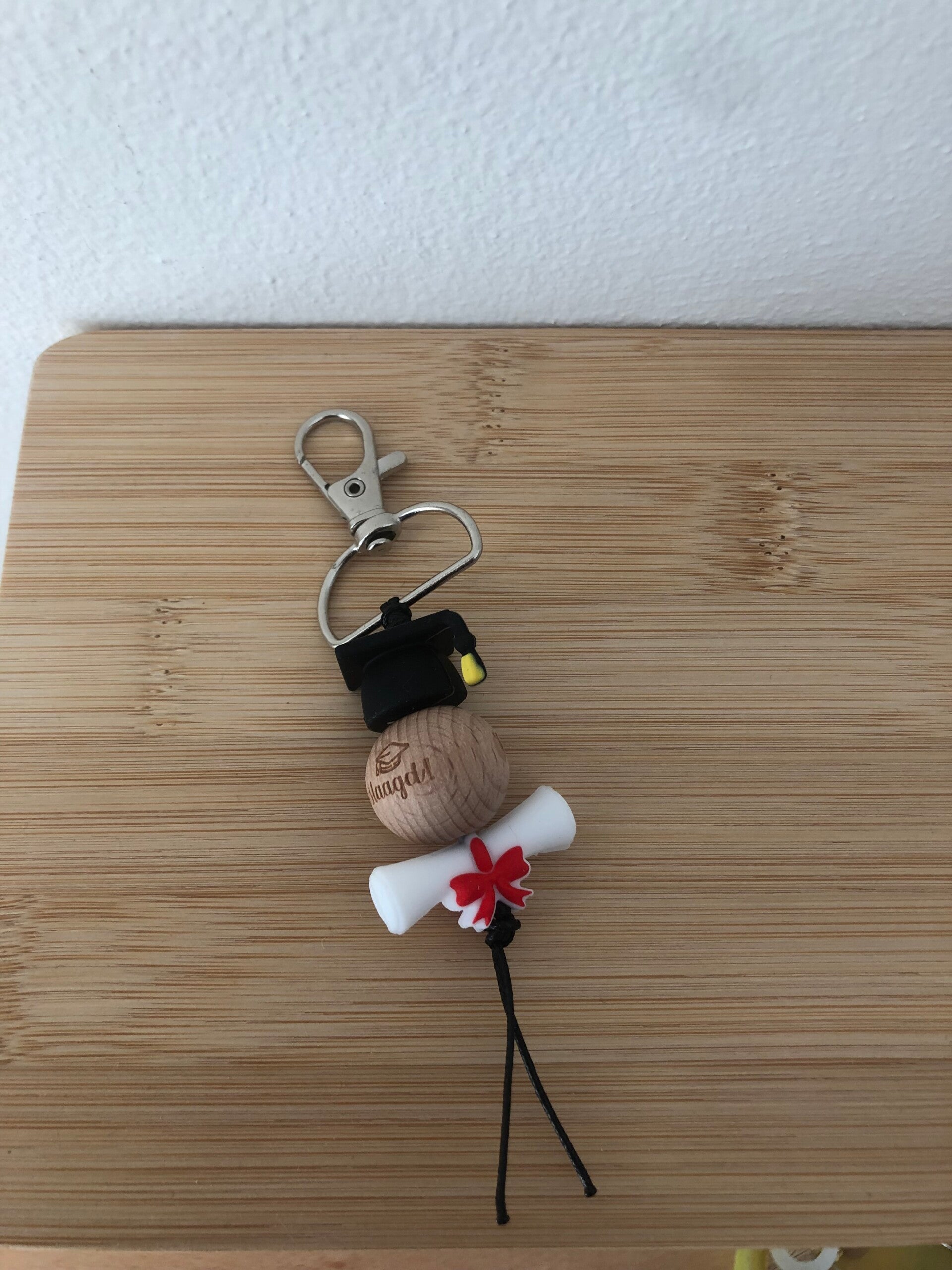 Sleutelhanger 'Geslaagd diploma'