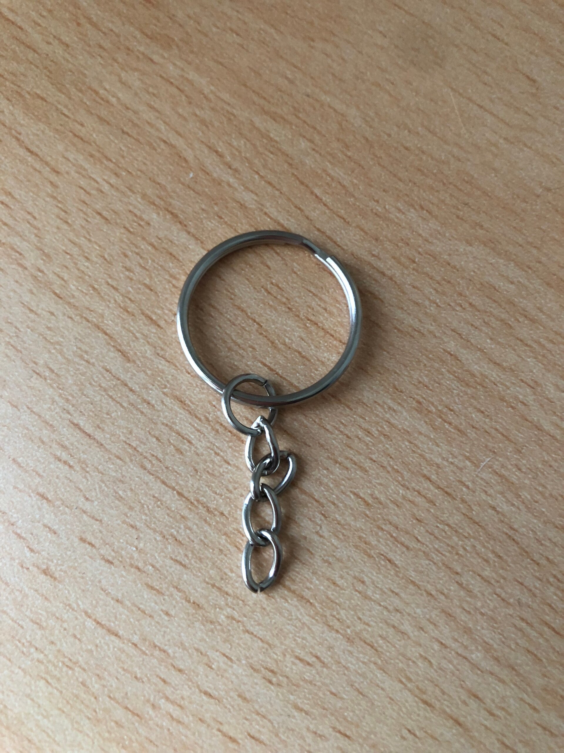 Kies jouw creatie: sleutelhanger zilverkleurig