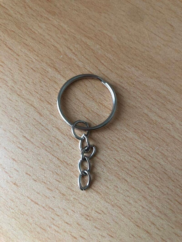 Kies jouw creatie: sleutelhanger zilverkleurig