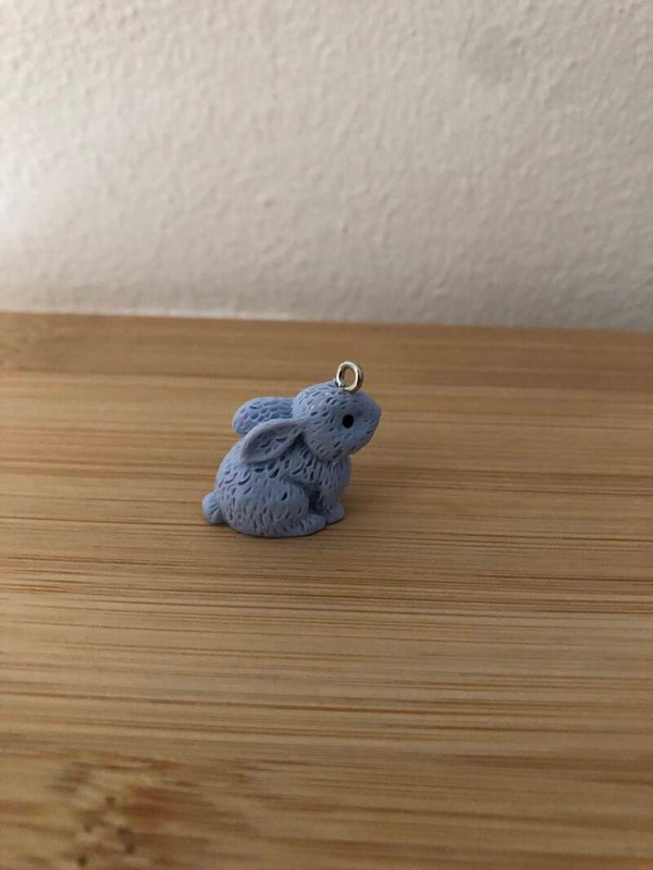 Kies jouw creatie: Bedel Konijn blauw
