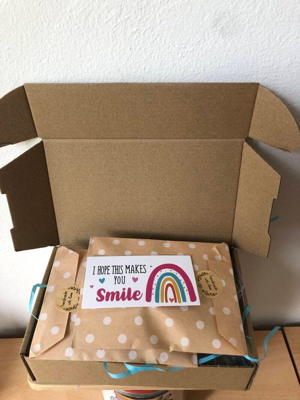 Inpakken als cadeautje (verzenddoos)