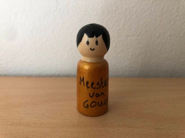 Pegdoll Meester van Goud/ zwart (middel)