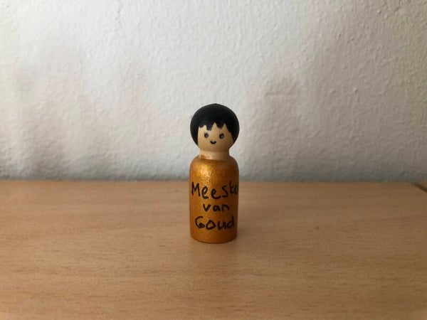 Pegdoll Meester van Goud/ zwart (klein)