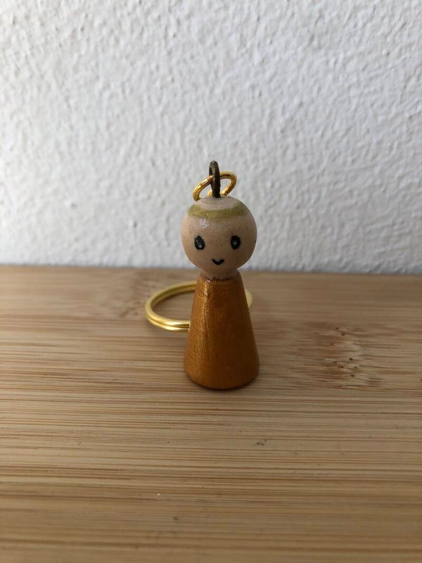 Pegdoll Engeltje sleutelhanger (goud)