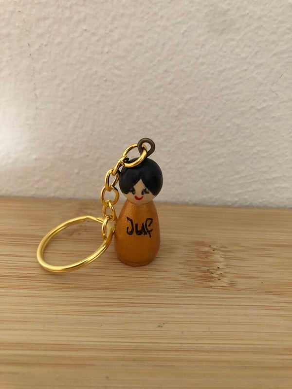 Pegdoll Juf sleutelhanger