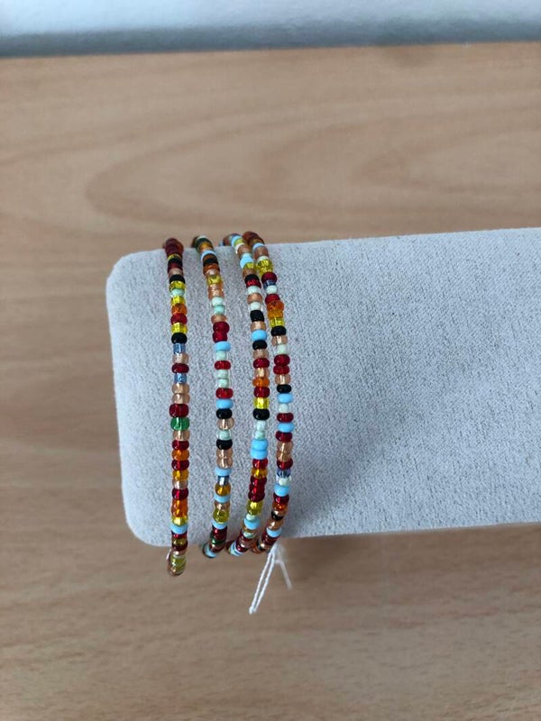 Armband wikkel zomer dubbel