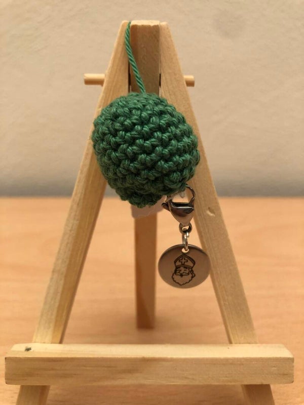 Steekmarkeerder / mini sleutelhanger Hoofdsinterklaas (klein)