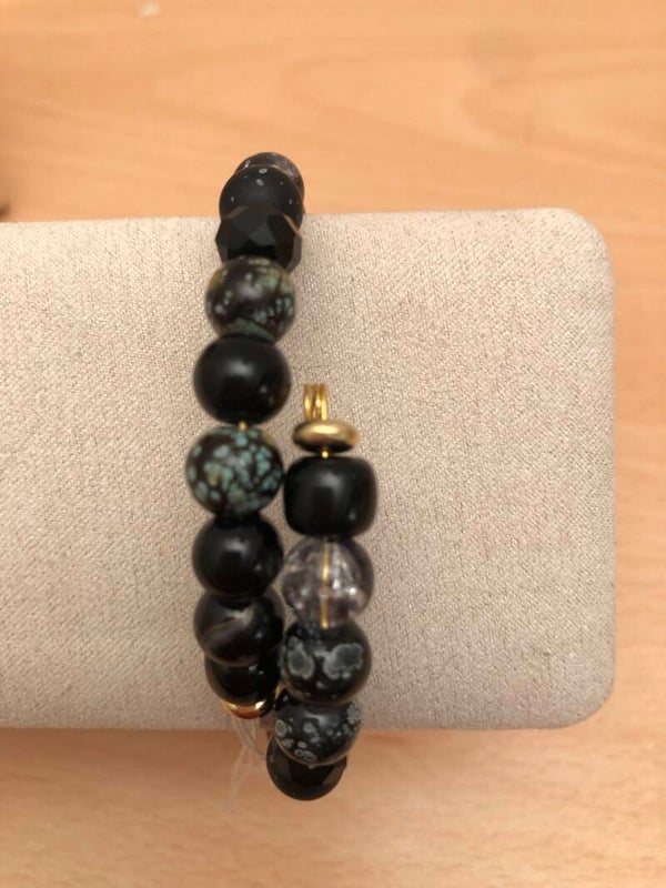 Armband wikkel Galaxy (dikke kralen)