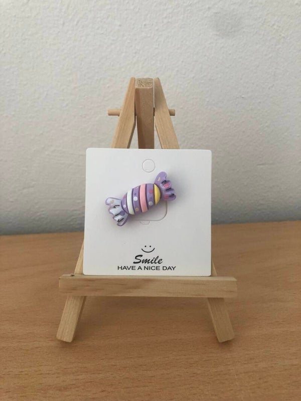 Broche Halloween candy paars