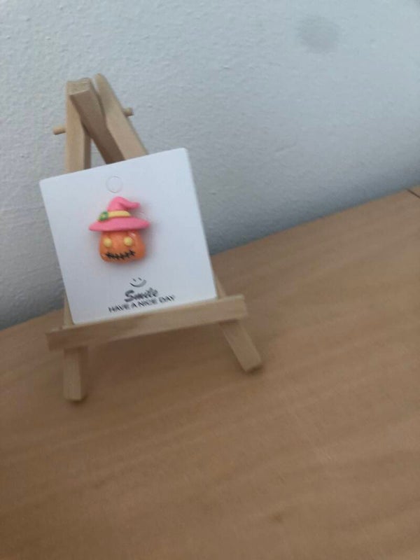 Broche Halloween pompoen heksenhoed
