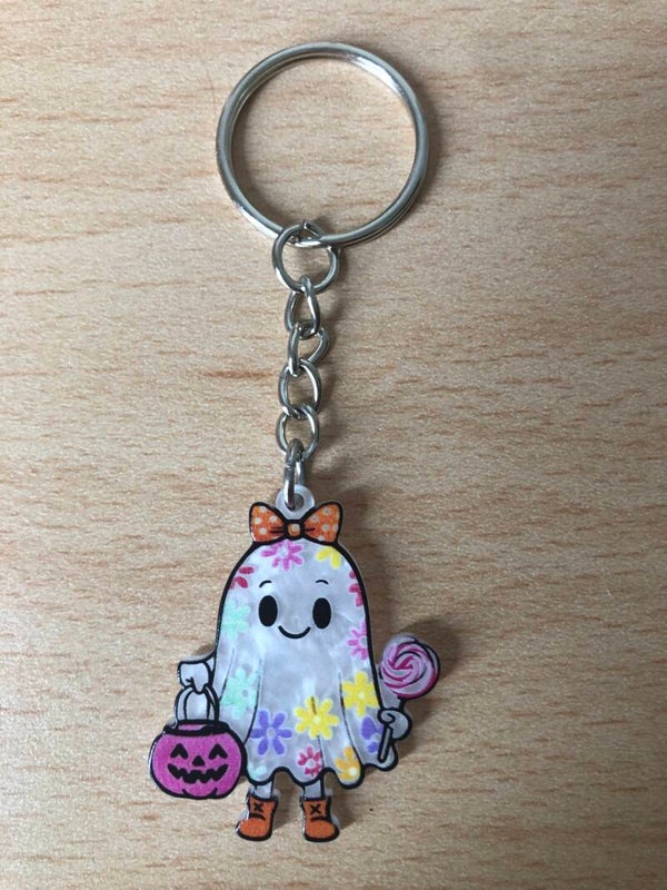 Sleutelhanger Halloween trick or treat spook
