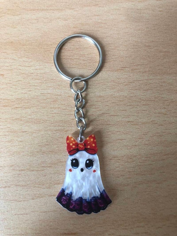 Sleutelhanger Halloween meisjesspook