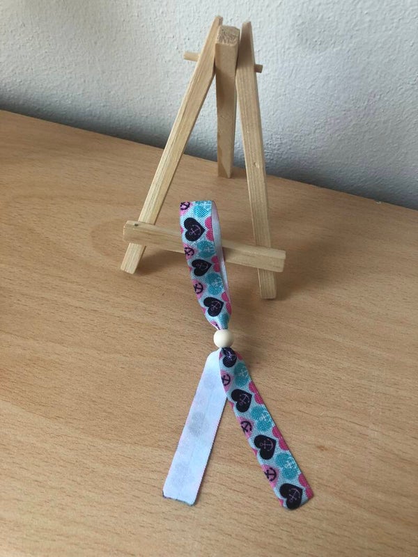 Festival-armbandje Anker hartjes