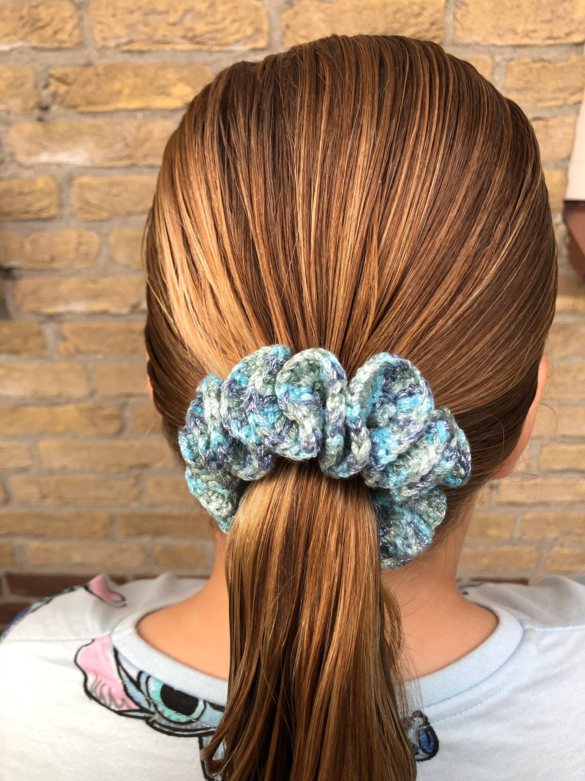 Scrunchie: aqua