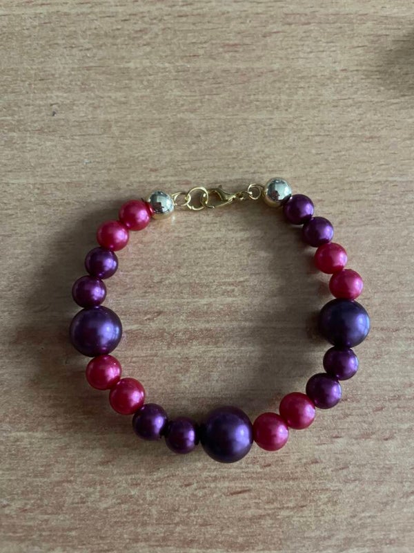 Armband paars/ roze