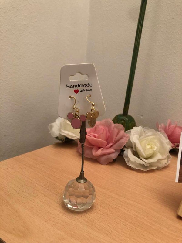 Oorbellen Mickey Mouse roze