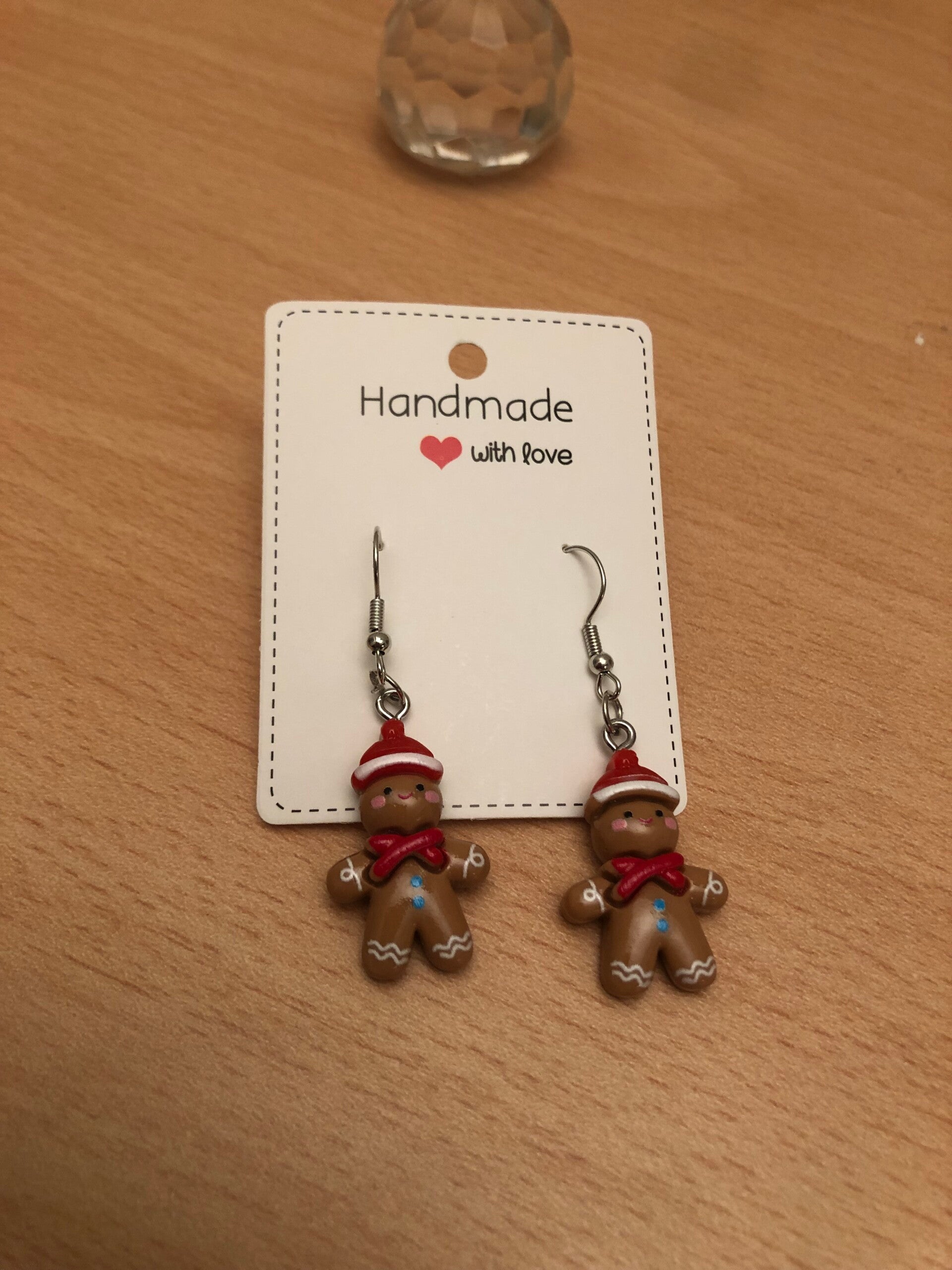 Oorbellen peperkoek mannetje