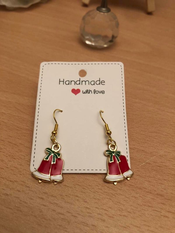 Oorbellen kerst klokken