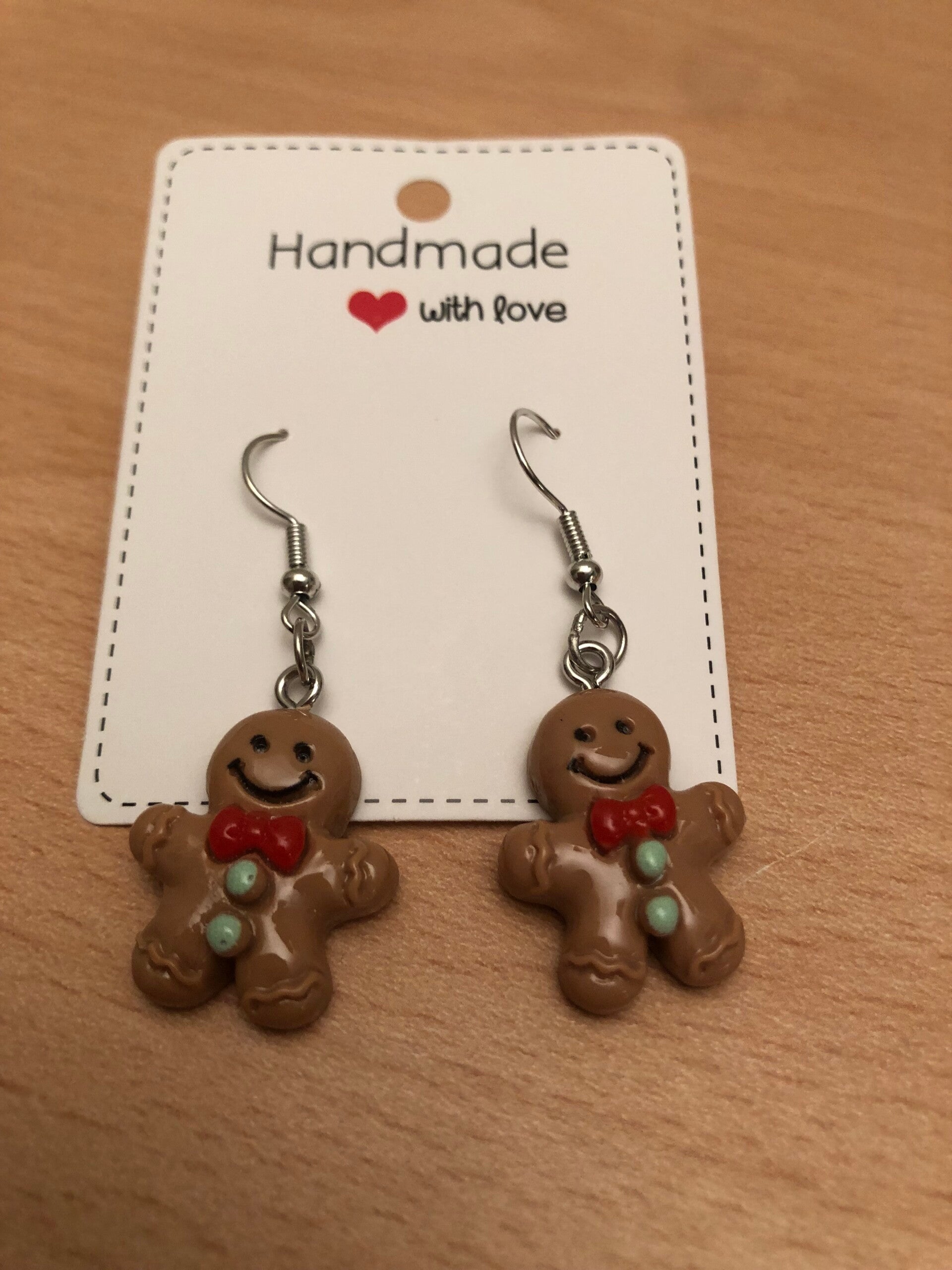 Oorbellen peperkoek mannetje 2