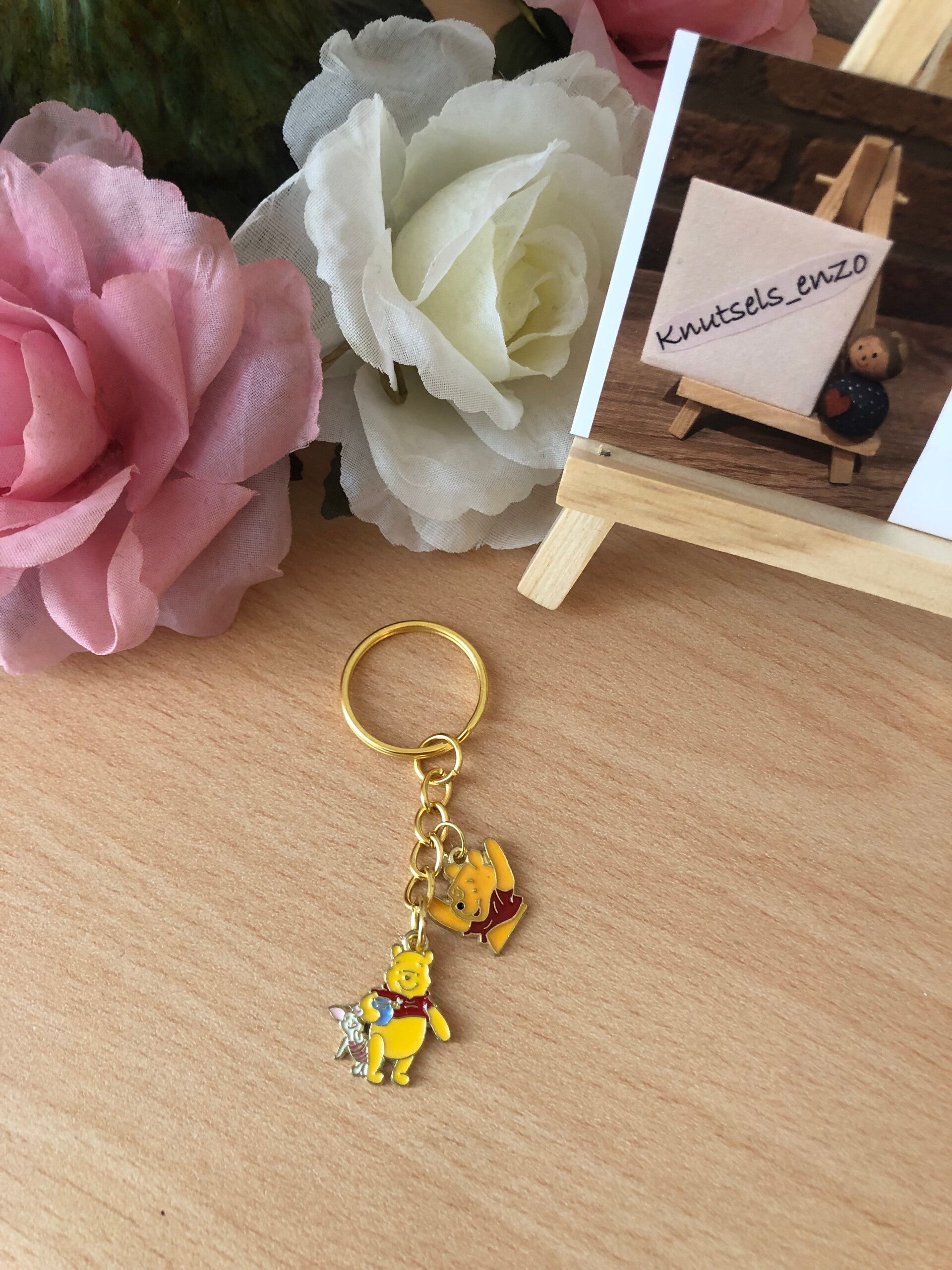 Sleutelhanger: Winnie the Pooh met Knorretje