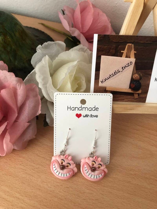 Oorbellen Alice in Wonderland - Cheshire Cat