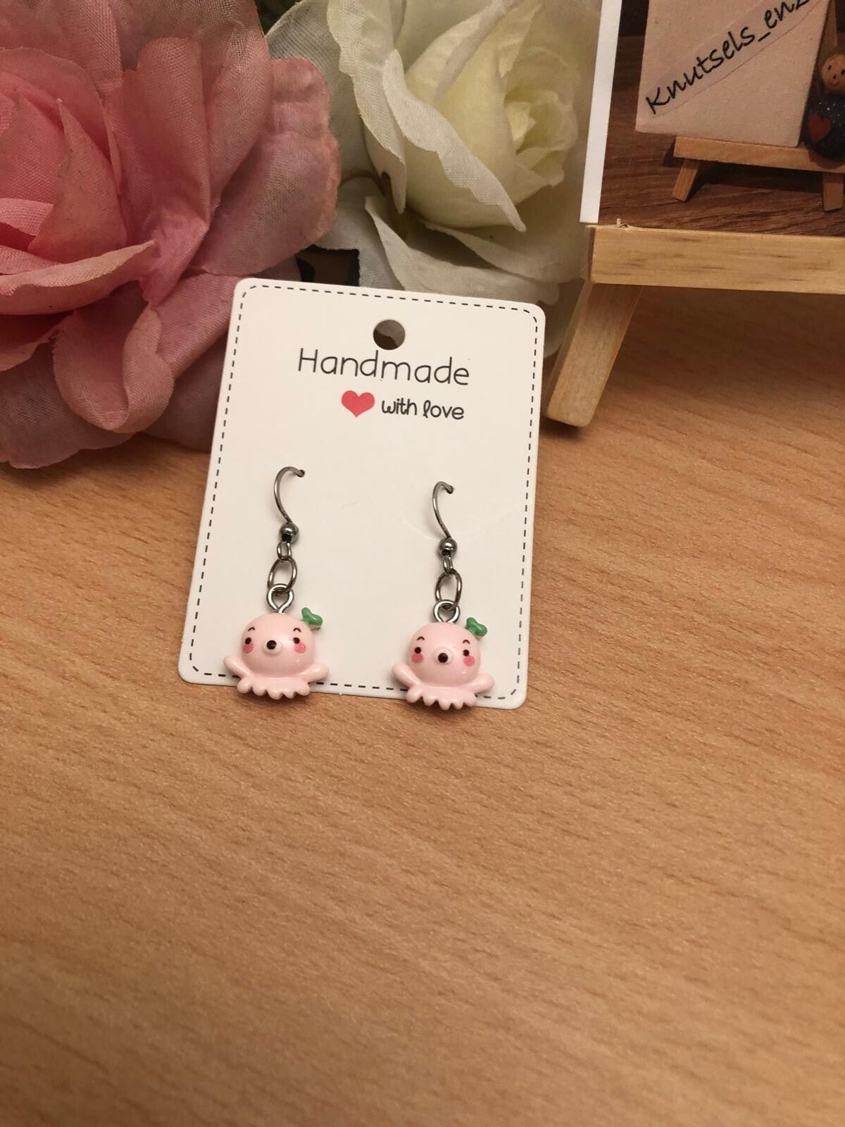 Oorbellen zeedieren - inktvis